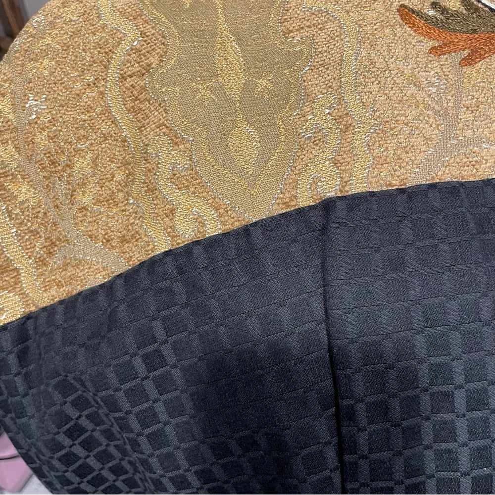 Cute Y2K celestial button mustard embroidered jac… - image 12